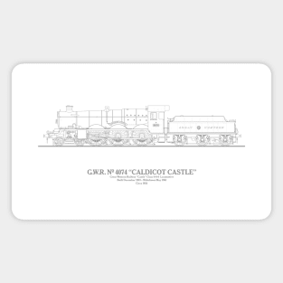 G.W.R. 4074 Caldicot Castle Magnet